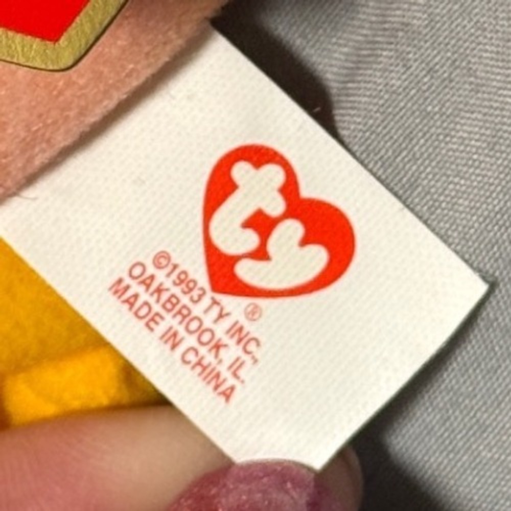 Ty Teenie Beanie Babies McDonald's Lot of 3 Rooster Blue Jay Stretchy Ostrich - Picture 3 of 10
